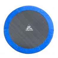 Батут DFC Trampoline Fitness с сеткой 8ft, синий